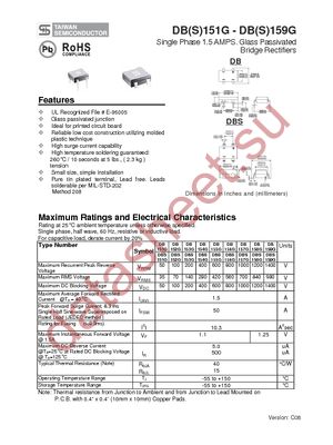 DB156G datasheet  